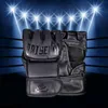 Sporthandskar MMA -handskar Halvfinger Sandbag Half Mants Breatble Kick Boxing Gloves Youth Adults Män Kvinnor Grappling Fitness 230625