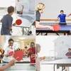 卓球ネットのポスト格納式ネットポータブルテーブルテニスを備えたPingPongパドルセット大人の屋内屋外ゲーム家族スポーツ230625