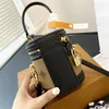 Designer Mini Bucket Bags Woman Shoulder Bags Ladies Cannes Makeup Handbags Fur Lining Crossbody Bag With Floral Ribbons Cylinder Purses