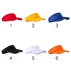 Ball Caps 2XPC 6 Colors Unisex Summer Cotton Empty Open Top Baseball Cap Solid Color UV Protect