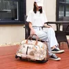 Suitcases Large Capacity Women Travel Suitcase Trolley Bags Wheeled Bag Oxford Waterproof Rolling Luggage With Wheels