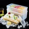 Yeni 36 Izgaralar Buz Küpü Kalıp Kapaklı Buz Blok Makinesi Kokteyl Viski Suyu İçecekler Mutfak Aletleri DIY Meyve Buz Küpleri Kalıp