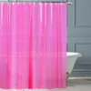 Shower Curtains Modern transparent Waterproof 3D Curtain Bathing Sheer For Home Decoration Bathroom Accessaries Douchegordijn 12 Hooks 230625