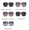 Top-Sonnenbrille für Damen, trendig, 2023, Designer-Übergroße Sonnenbrille, Goggle, Strand-Sonnenbrille für Mann und Frau, Drive-Brille, dekorative Baseball-Brille