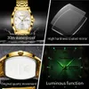 Wysokiej jakości luksusowe automatyczne mechaniczne zegarek stalowy duży tarcza 38 mm Luminous Mężczyźni Watch Solid Blustrle Gold Watch Mężczyzna i kobiety zegarki modowe z pudełkiem 5528