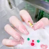 False Nails 1 Set Excellent Easy To Apply Decorative Attractive Xmas Press On Fake With Glue File