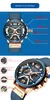 Relógios Curren Top Brand Sports Watches Mens assistem a relógio de pulso de couro com calendário para homens relógio masculino preto