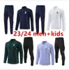 Real Madrids Half Zipper Long pull Tracksuits Jacket Football TRACKSUIT training suit soccer chandal futbol HAZARD ASENSIO ISCO chandal jogging Survetement