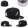 Capas ajustadas Moda de sombrero NUEVO GUANTOS México Capas de bolas Carta Hip Hop Hat Hats Baseball Caps para adultos Pico plano para un estilo unisex Tamaño cerrado 7-8