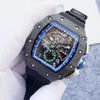 Nieuwe collectie herenhorloge Automatisch mechanisch horloge LCD MILE Luxe Designer Skeleton Watch