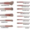 Pinsel 1332-teiliges Make-up-Pinsel-Set, weich, flauschig, Kosmetik, Foundation, Rouge, Puder, Lidschatten, Kabuki, Blending, Make-up-Pinsel, Beauty-Tools