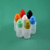 100 Sets/Lot 15ml Plastic Dropper Bottles Child Proof Long Thin Tip PE Safe For e Liquid Vapor Vapt Juice e-Liquide 15 ml Wjxvi