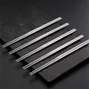 Neue 1/ 3/ 5 Pairs Edelstahl Stäbchen Set Chinesische Metall Nicht-slip Stahl Essstäbchen Kit Mehrweg lebensmittel Sushi Sticks Küche Werkzeuge