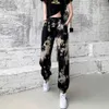 Ice Silk Quick Dried Harlan sarouel plus les tailles des femmes d'été mince 2023 New Loose et Slim Tie Dyed Leggings Sports Casual Pants