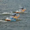 Ensemble de modèles Kit de télécommande de bateau à eau à double jet DIY 125 Vitesse Bateau 66cm Télécommande Bateau Modèle nautique Kit de montage en plastique 230625