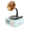 Bluetooth speaker Record Player Retro Turntable All in One Vintage Phonograph Nostalgic Gramophone Built-in Speaker 3.5mm Aux-in/USB