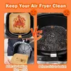 2024 100PC Air Fryer Specjalne papierowe taca domowa kwadratowa papierowa taca do pieczenia oleju oleju zbiórka papieru papierowy papierowy olej silikonowy