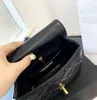 CHANNEL 23S Designer Bag épaule sac à bandoulière petits sacs à main de luxe femmes sacs à main portefeuille sac de messager haut de gamme en cuir véritable avec boîte-cadeau 19 * 16cm