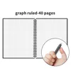 Anteckningar Smart återanvändbara anteckningsbok A4 Erasable Wirebound Sketch Pads App Storage Office Ritning Kids Gift VIP Drop 230626