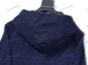 xinxinbuy Men designer Coat Jacket Paris Knitted Jacquard Letter sets cotton tracksuit long sleeve women blue black M-3XL