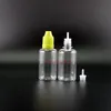 100 stycken 30 ml Pet Plastic Droper Bottle With Child Proof Safe Caps and Nipples Squeezable Ctxtc