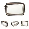 Jewelry Pouches 2 Pcs Travel Toiletry Bag Makeup Bags Personal Wash Pouch Portable High Capacity Pvc Clear