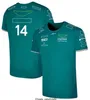 Футболки F1 Aston Racing Clothing Team 2023 Driver Футболка с короткими рукавами Повседневная дышащая быстросохнущая одежда Мужская одежда Индивидуальная настройка