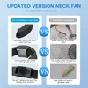 Fans Neck Cooler, Usb Power Supply Type ,air Conditioner Portable Cooler Neck Cooling Fan for Outdoor Birthday Present Gift
