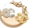 Elegancka marka marki Brawoles 18k złota plastowana kryształ kryształowy moda mody biżuteria sweter broszka broszka na przyjęcie weselne