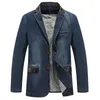 Men's Casual Shirts Plus Size Jackets Denim Outwear Spring Autumn Men Clothing Male Blazers Suits Jeans Patchwork Leather Slim Fit Coat MY190 230625