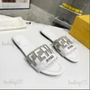 Nya designerbilder tofflor kvinnor svart med bandade lägenheter sandaler läder utsmyckade baguettmönster damer sexig bokstav strand flip flops size35-42 babiq05