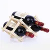 Столковые стойки для винных стойков творческий складной вин деревянный рамка европейская деревянная вина стой