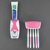 Ensemble de lavage presse-dentifrice automatique avec porte-brosse à dents porte-brosse à dents maison sans poinçon créatif