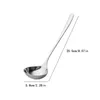 1pc Set, New Style Stainless Steel Spoon, Porridge Spoon, Soup Spoon, Hot Pot Spoon, Multi-purpose Kitchenware, Tableware
