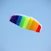 Akcesoria latawców Rainbow Dual Linia Sunt Kite Duże latawce parafilowe dla dorosłych latających latawców Kitesurf Factory Parachute 230625