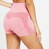 Shorts actifs sans couture Sport Fitness ensembles femmes contrôle du ventre entraînement Gym dos nageur Push Up Yoga sport soutiens-gorge avec rembourré