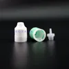 30 ML Double Proof Plastic Dropper Bottles 100PCS With tamper evident & Child Proof Safe Caps vapor squeezable bottle Jjtgj