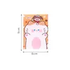 Notas 20 Pacotes Atacado Cat Memo Sticky Pad Cartoon Animals Girls Notebook Paper Hand Account Journal Scrapbooking 9*6CM 230625