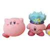 Figuras de juguete de acción 3 Estilos 8pcsset Juegos de anime Kirby Figuras de acción Juguetes Pink Cartoon Kirby PVC Figura linda Juguete de acción Regalo de Navidad para niños 230625