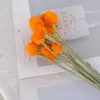 Dried Flowers 15pcs Colorful Natural Flower Bouquet DIY Beautiful Decor Party Gomphrena Globosa Artificial Strawberries Grass