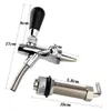 Bar Gereedschap Verstelbare Tapbier Tap 100Mm Lange Schacht Thuis Brouwen Kegging Homebrew Tapbier Kraan 2 Stuks Zwart kraan Cap 230625