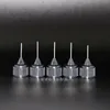 50ML 100PCS PET Dropper bottle Metal Needle Tip Needle Cap High transparent dropper bottles Squeeze Vapor E cig Ihcij