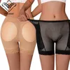 Kvinnors push -up shaper underkläder med vadderad rumpa plugglyftare vällustig sexig rumpa lyfthöftkuddar förbättrad rumpa lyftare trosor trosor