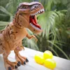 Animais Elétricos/RC Grandes Brinquedos Dinossauros Elétricos Andando Jet Dinosaur World com Voz Mecânica Tiranossauro Rex Ovo Luminoso Crianças Presentes para Bebês 230625