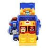 Jouets de transformation Robots Transformation Toy Gogo Dino Base de sauvetage d'éléphant transformé avec transformation sonore Elephant Rescue Car Kid Children Toy 230625