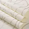 Wallpapers 10m Modern Simple 3D Wallpaper TV Background Bedroom Living Room Curve Stripe Non-Woven Film And Television