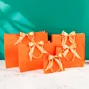 Confezione regalo 510 pezzi Sacchetto di carta personalizzato per confezione di gioielli borsa abbigliamento per piccole imprese shoppinig packge profumo regalo di nozze 230625