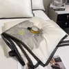 Bedding sets Ice Silk Cool Quilt High Grade Air Conditioner Satin Summer Gauze Single Thin Quilts Lace Blanket 230626