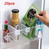 Upgrade Refrigerator Storage Racks Partition Extendable Fridge Food Drugs Cosmetics Separating Shelves Divider Kitchen Gadgets 10/20Pcs