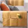 Storage Bags Easy To Clean Anti-slip Multi Grid Design Protective Sofa Cover Bag Living Room Hanging Armrest Towel